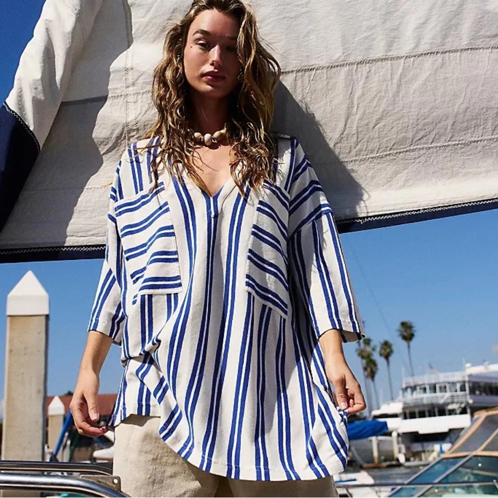 Free People FP Beach Free-Est Daya Tunic Mini Dress